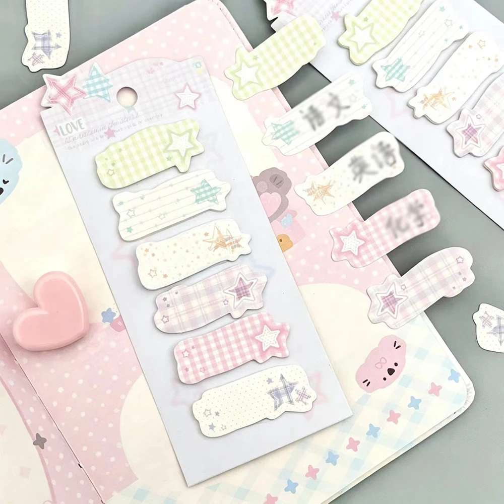 Picture 3: Cute Pet Alien Index Sticker, Cute High Beauty Label Sticker, Student Catalog Classification Label Sticker