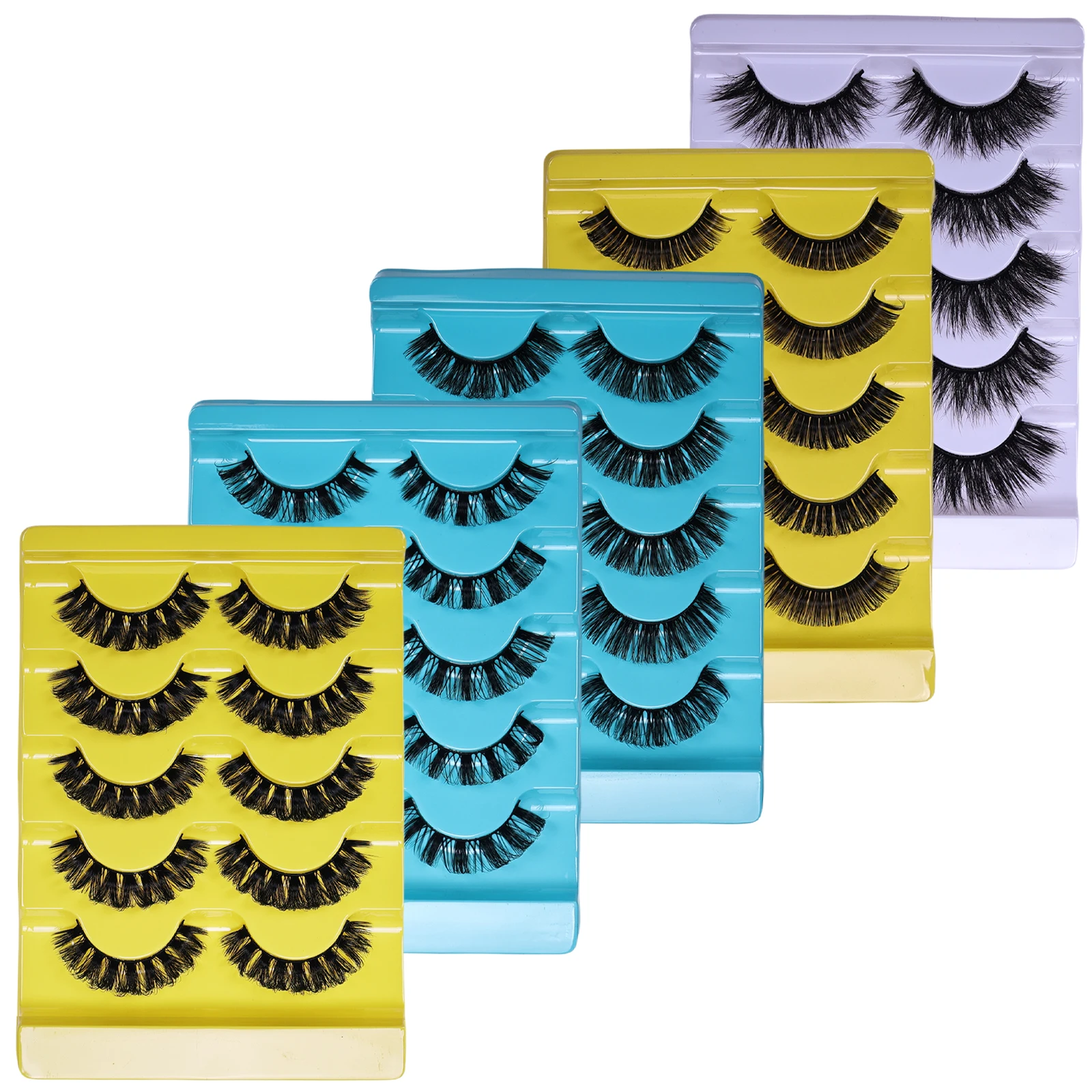 Ciglia finte soffici, ciglia spesse e soffici, adatte per un trucco drammatico degli occhi