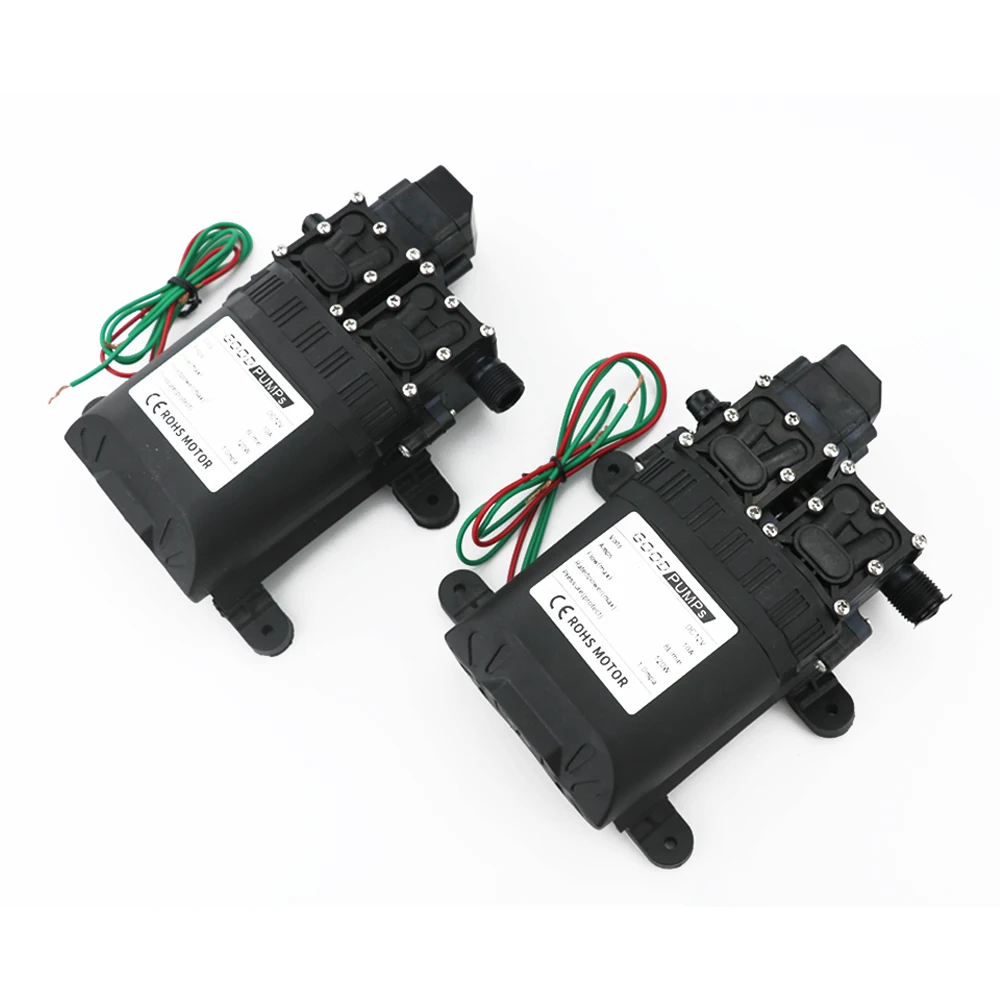 12V DC Automatic Water Pump High Pressure Diaphragm Water Pump 120W 8L/Min Electric Multifunctional Self-priming Pump