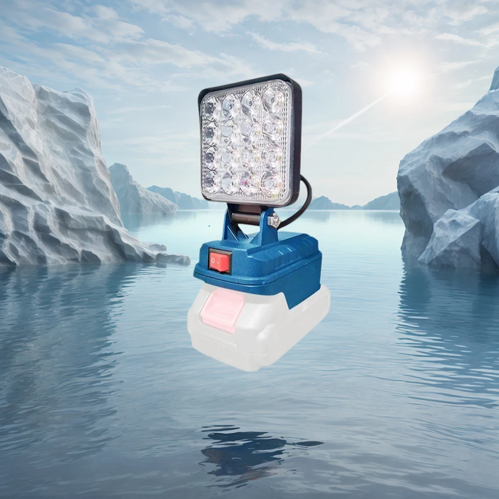 LED 作業灯 キャンプライト 充電式非常灯 デュアル USB ポート バッテリーランタン 防水 メンテナンス用