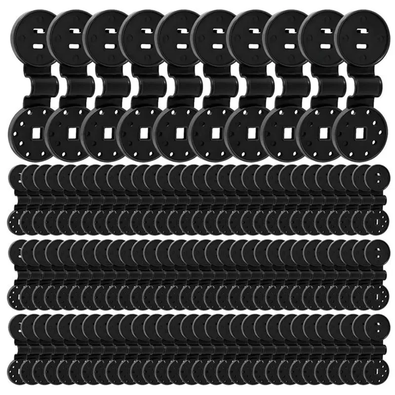 

200PCS Plastic Clips Camping Clips For Awnings Outdoor Shadow Awning Network Clip Garden Buildings Fence Net Fix Clamp