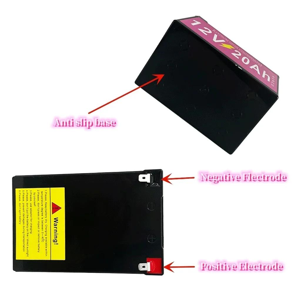 12V 20Ah LiFeP04 Rechargeable battery pack, For power supply of electric vehicles, solar street lights, and other equipment