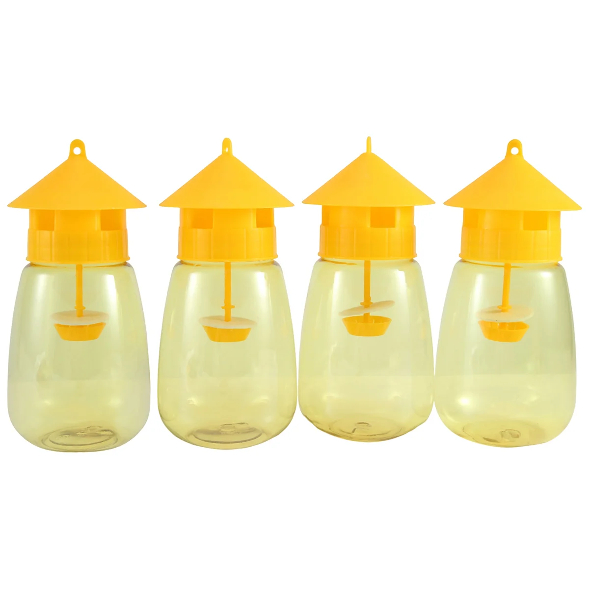 4 Pack Fly Reusable Traps, Fruit Fly Traps Fly Catcher Outdoor