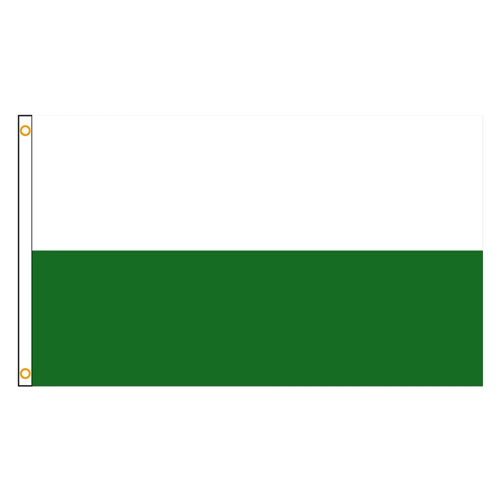 3x5 Ft Saxony Flag Vivid Color and Fade proof a State of Germany Flags Polyester with Brass Grommets