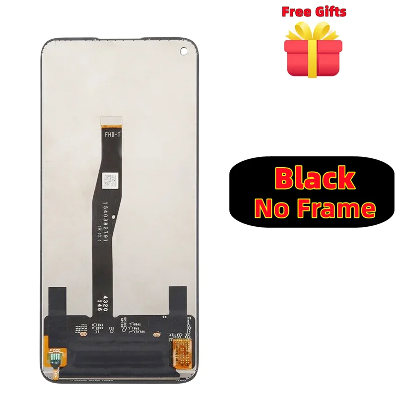 Original Touch Screen Digitizer Assembly Replacement with Frame, Huawei Honor 20 Pro, YAL-AL10, L41, Mobile Phone Display