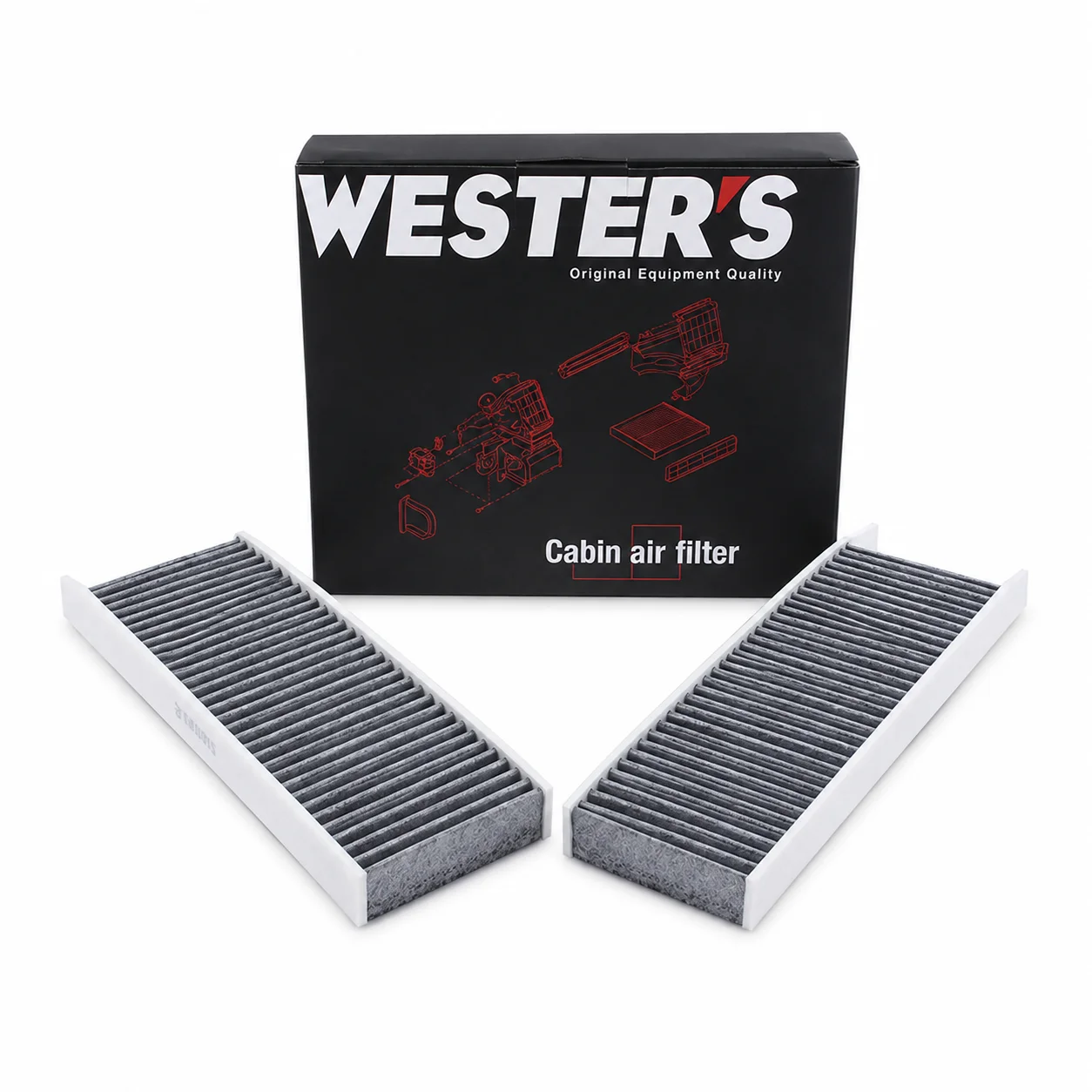 For PEUGEOT Traveller 2016-2026 Partner 1996-2008 Partner 2008-2018 Partner 2018-2026 WESTGUARD Cabin Air Filter MK9830