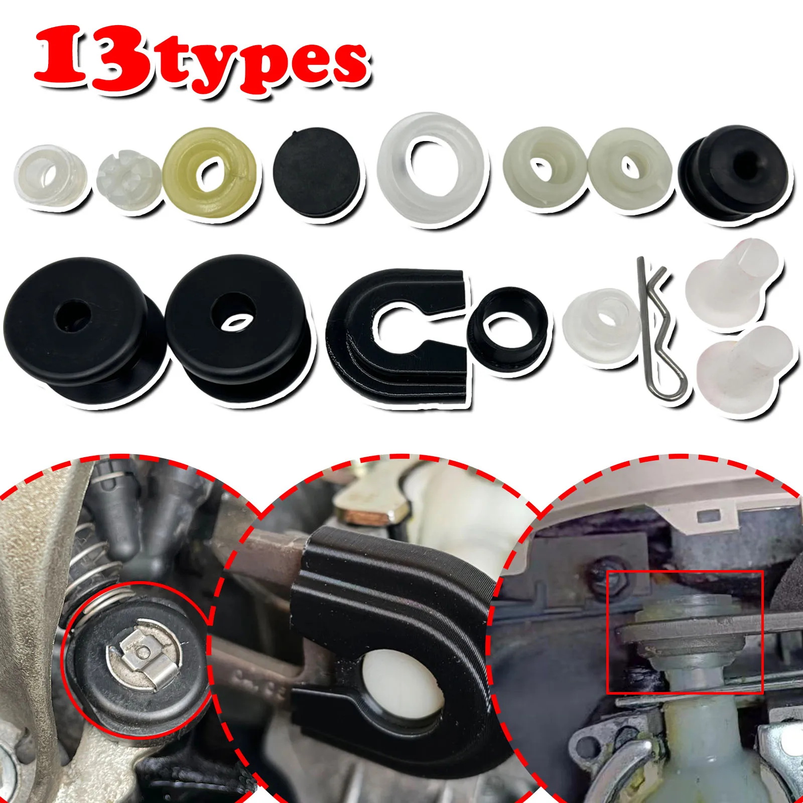 Gear Shift Lever Linkage Shifter Bushings Sleeve Repair Kit For VW Audi Seat Bentley Porsche Jetta Skoda Ducati Replacement Part