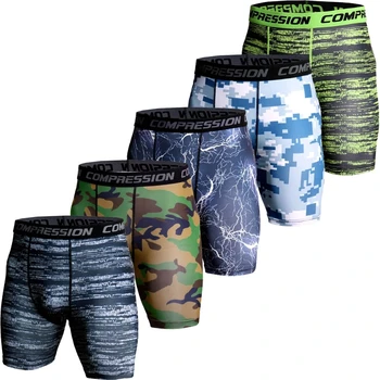 Men’s Camouflage Compression Shorts 1