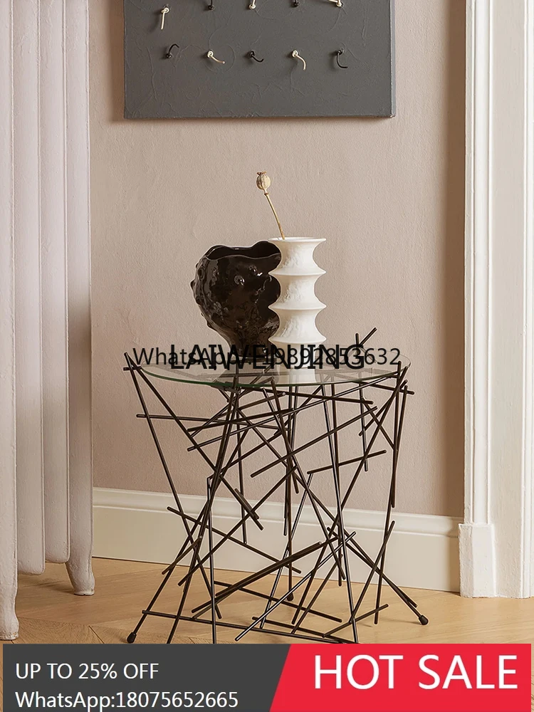 B1 Irregular small round table magazine stand umbrella stand living room ornament