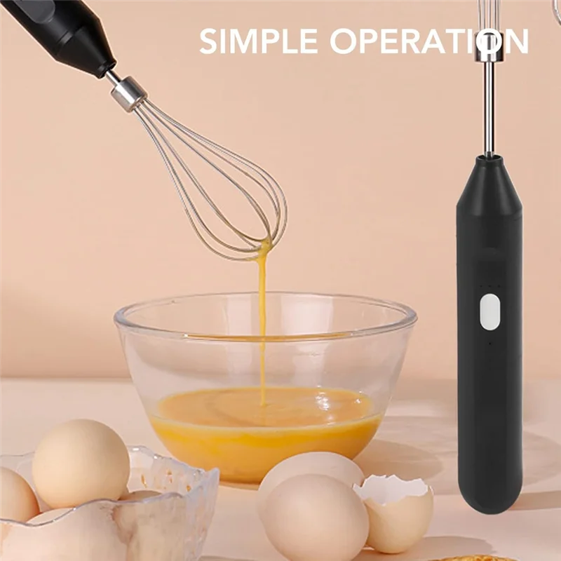 ABGH-Kitchen Household Blender Wireless High Power Handheld Egg Beater For Egg Mixing