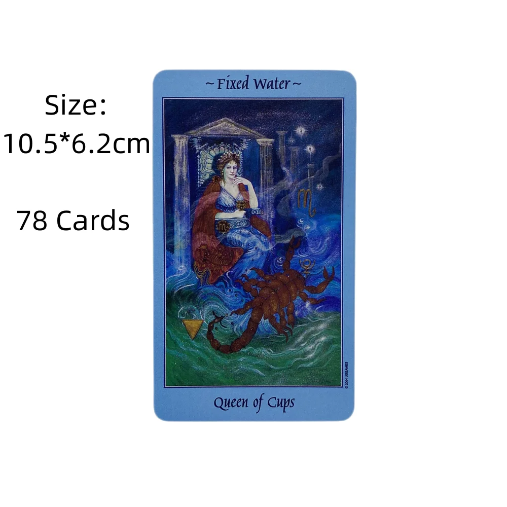 Carte dei tarocchi celesti A 78 Deck Oracle English Visions divinazione Edition Borad Playing Games