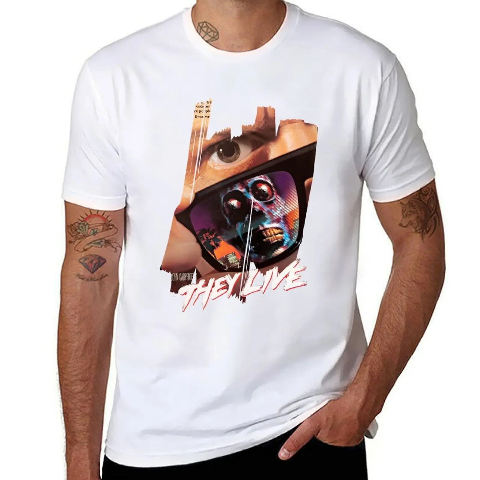 

They Live (Movie Collection) T-Shirt t shirts for man cotton soft t shirts with prints T-Shirt