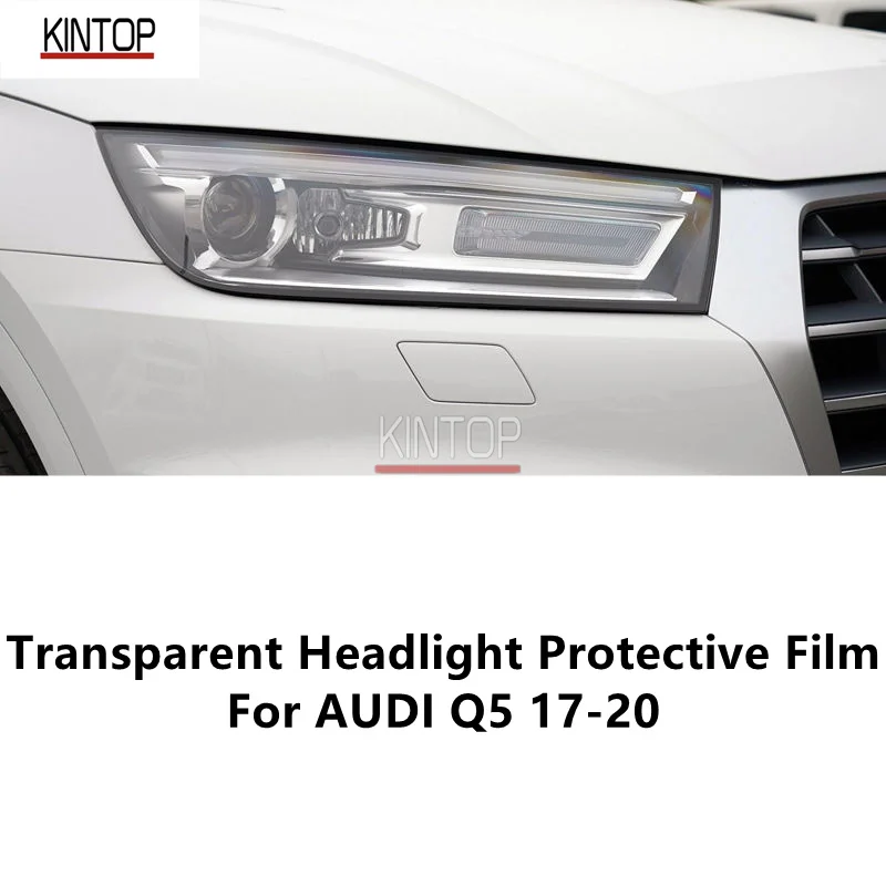 

For AUDI Q5 17-20 TPU Transparent Headlight Protective Film, Headlight Protection, Film Modification