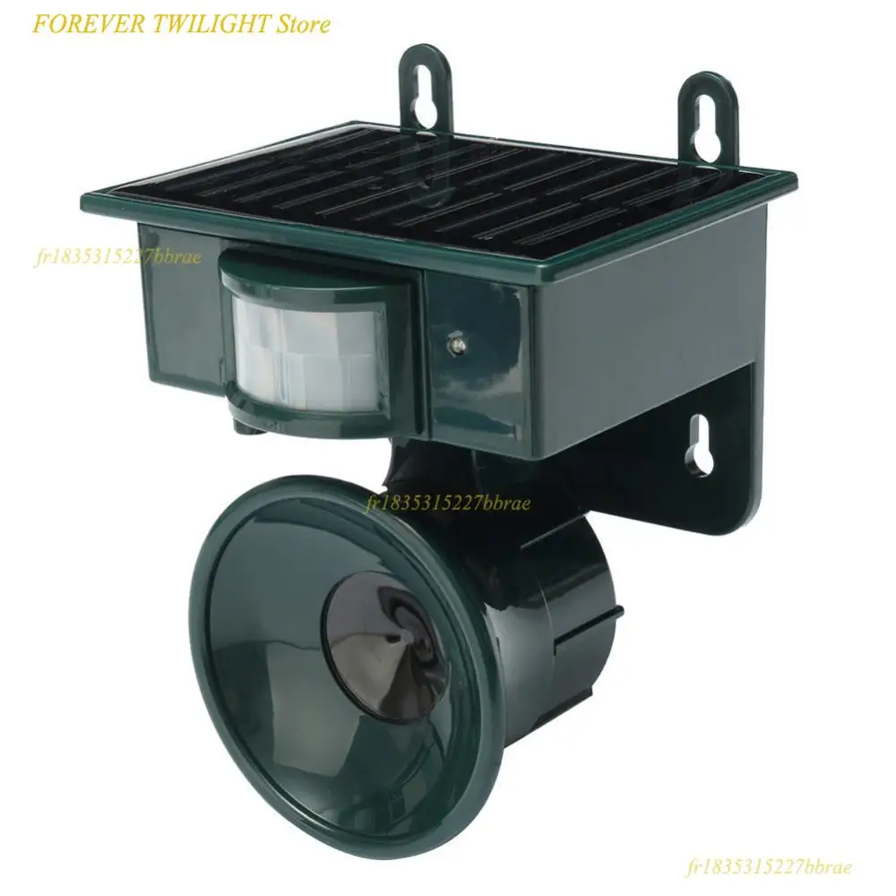 Répulsif ultrasonique pour animaux de compagnie, énergie solaire extérieure, Pigeon, chat, chien, renard, épouvantail, fournitures pour animaux de compagnie