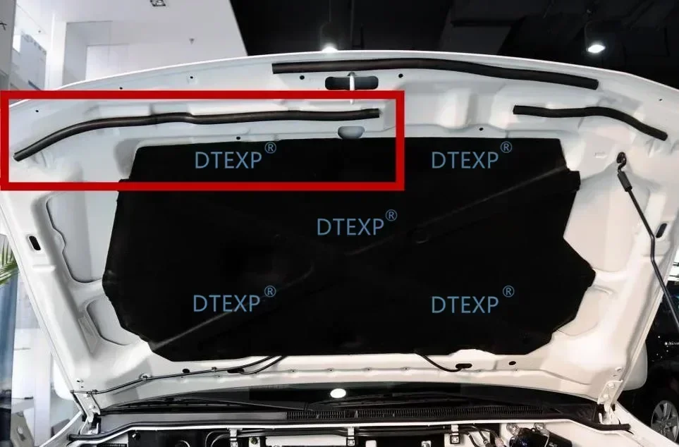 6 Pieces Front Bumper Shield for Pajero V73 Bonnet Strip for Montero V78 Body Rubber for Shogun V77 V75 MR437091 Hood Seal