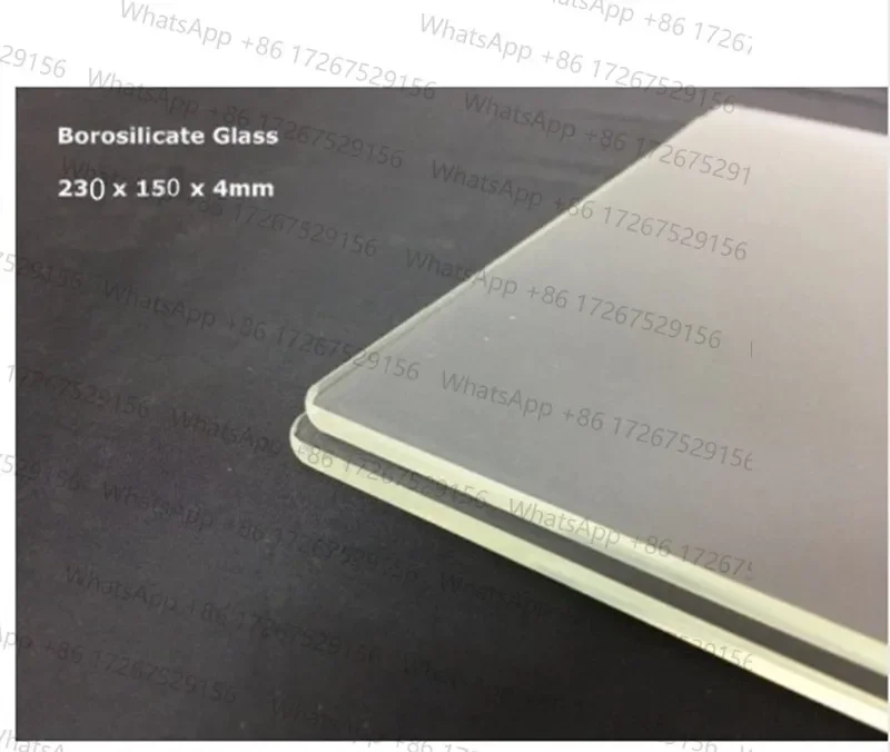 150x230x3mm Borosilicate Glass Build Plate Fit Flashforge Creator & Makerbot Replicator 3D Printer Bed Replacement Parts