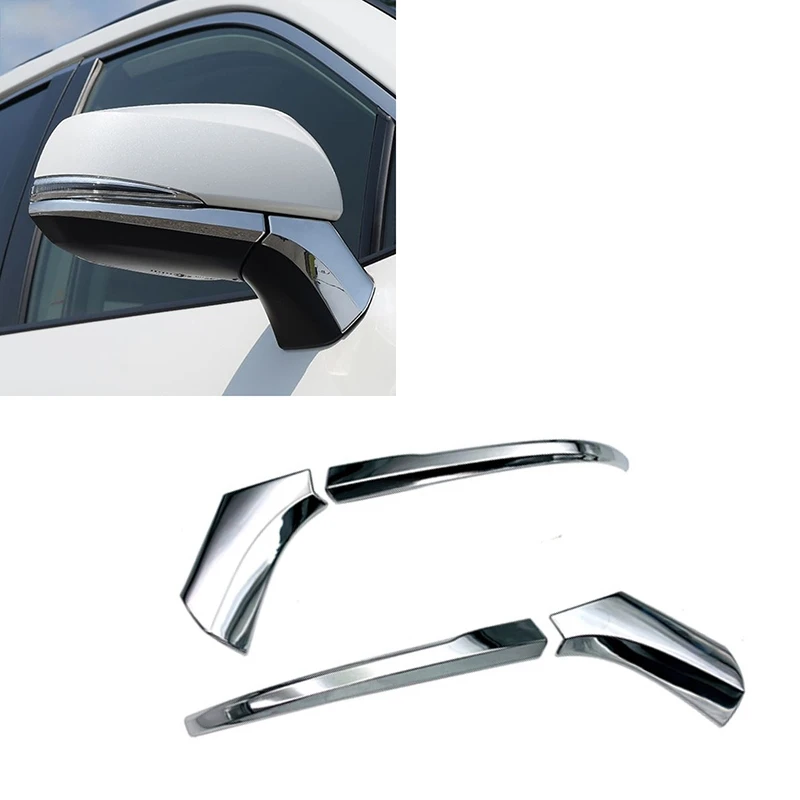 For Toyota Sienna 2021 2022 Rearview Side Mirror Cover Trim Sticker ABS Chromium Trim Car Accessories