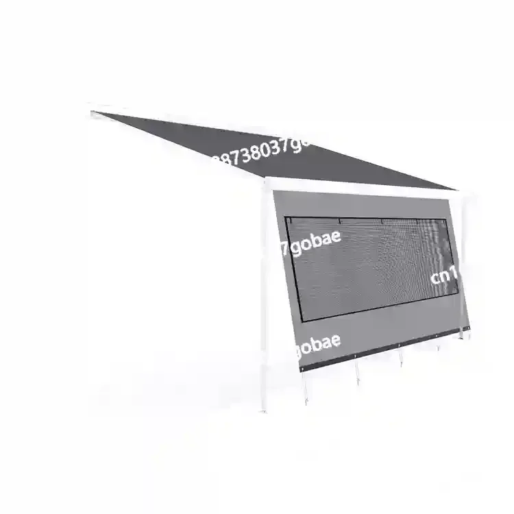 

Outdoor Car Side Slide Awning Retractable Car Side Awning RV Expansion Side Canopy Oxford Fabric