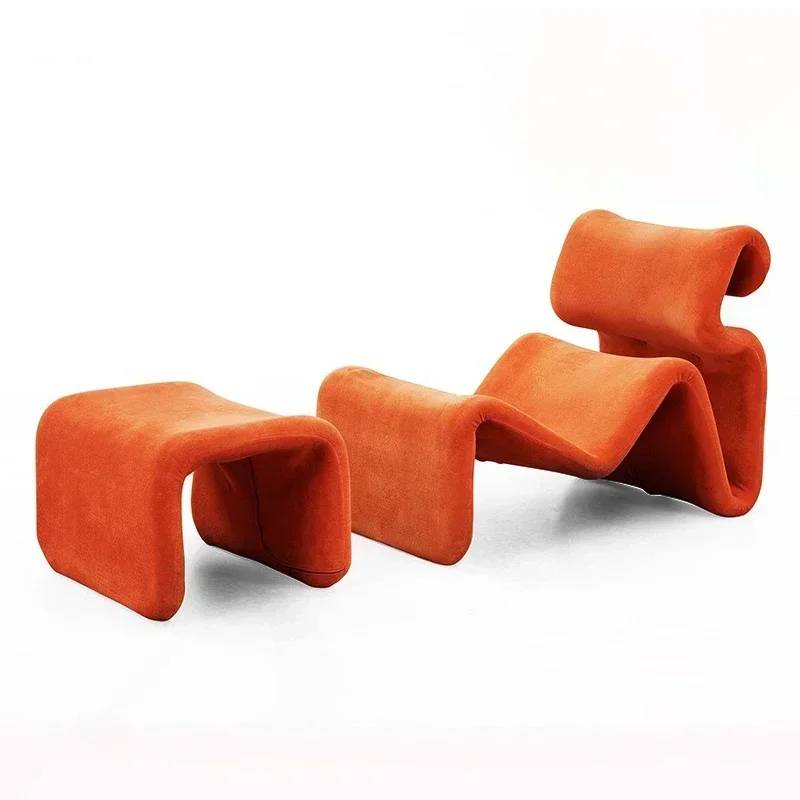 Special-Shaped Single Sofa Leisure Chair Modern Minimalist Living Room FRP Lazy Recliner