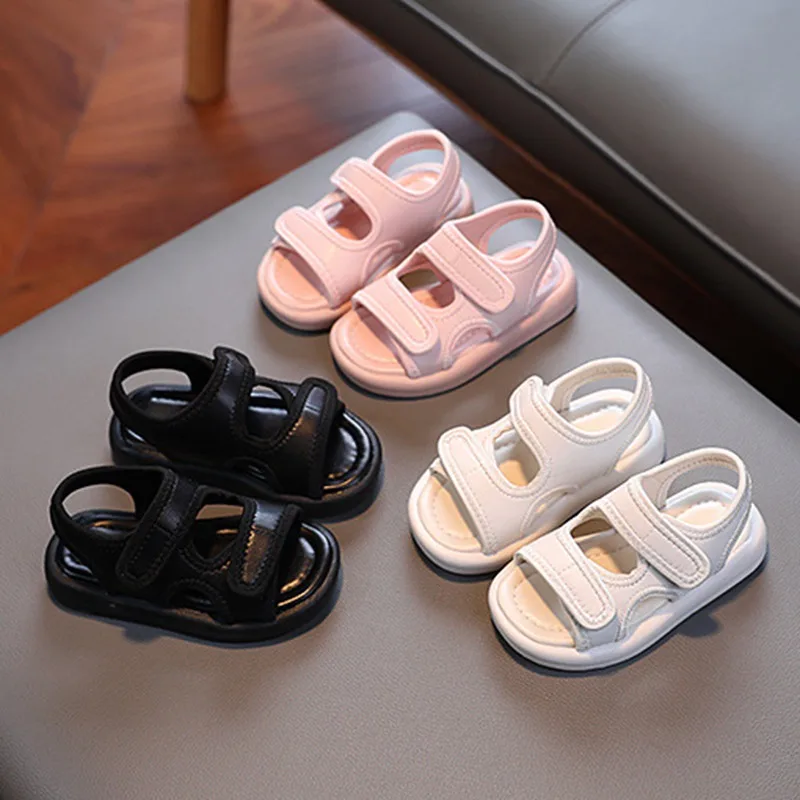 

Summer Children Sandals Fashion Breathable Beach Shoes Classic Style Cool Kids Slippers Casual Shoes Size 21-30