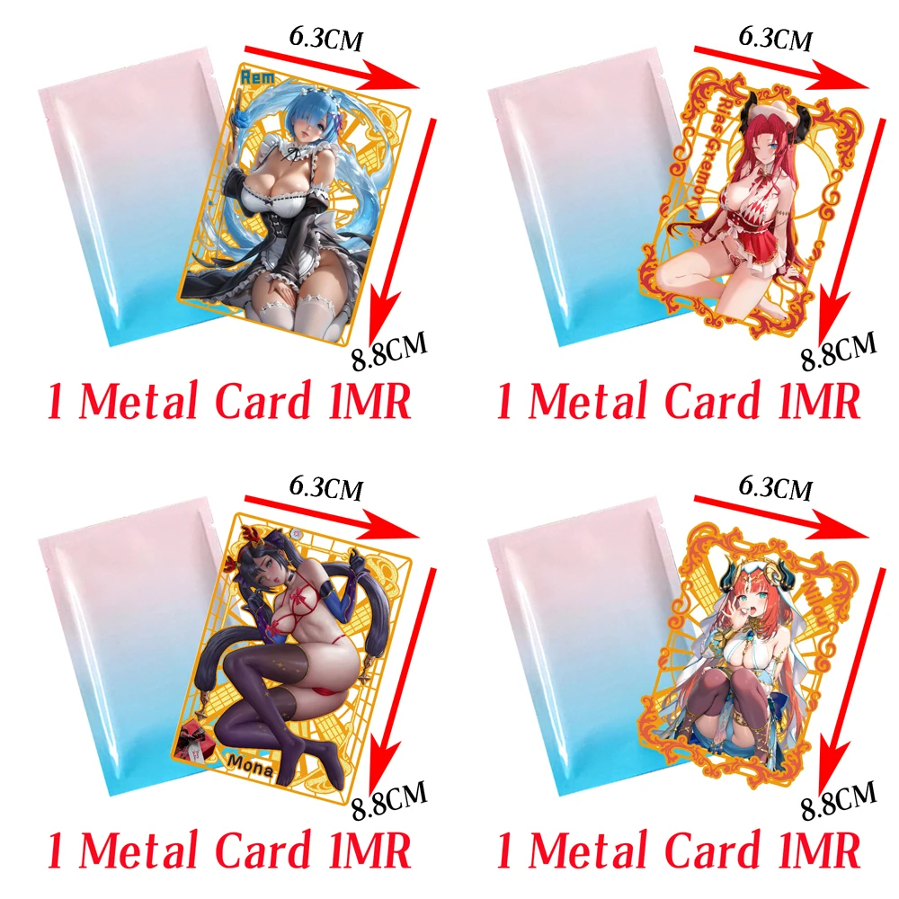 

New Goddess Story Metal Cards Rare Swimsuit Goddess MR Card Boy Play Toy Collectible Card Christma Birthday Present