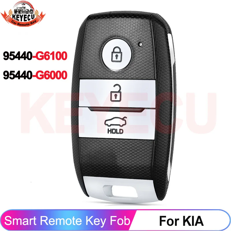 KEYECU 95440-G6000 لكيا مورنينج بيكانتو 2017 2018 2019 2020 2021 2022 SYEC3FOB1611 الذكية مفتاح بعيد فوب 95440-G6100 8A رقاقة