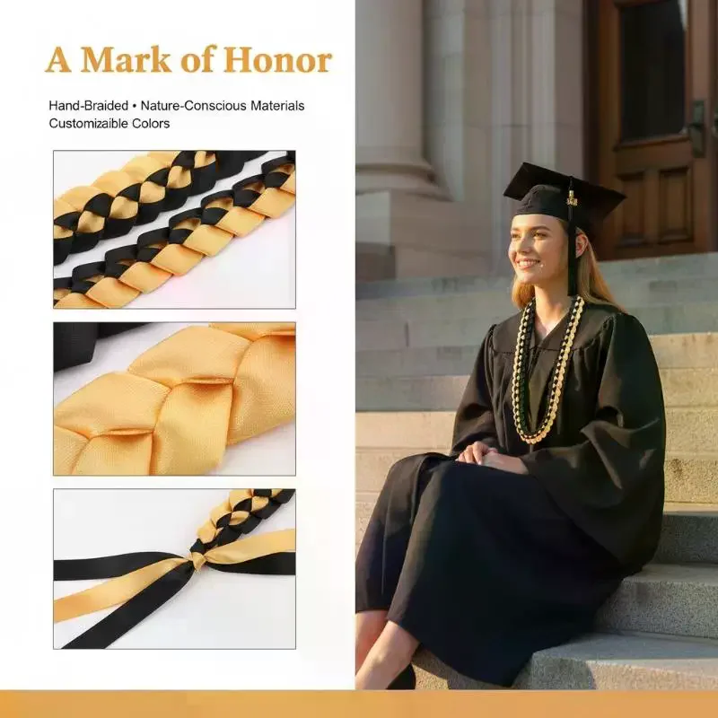 Handmade Ribbon Leis Class Of 2026 Graduation Perfect For Memorializing Achievements