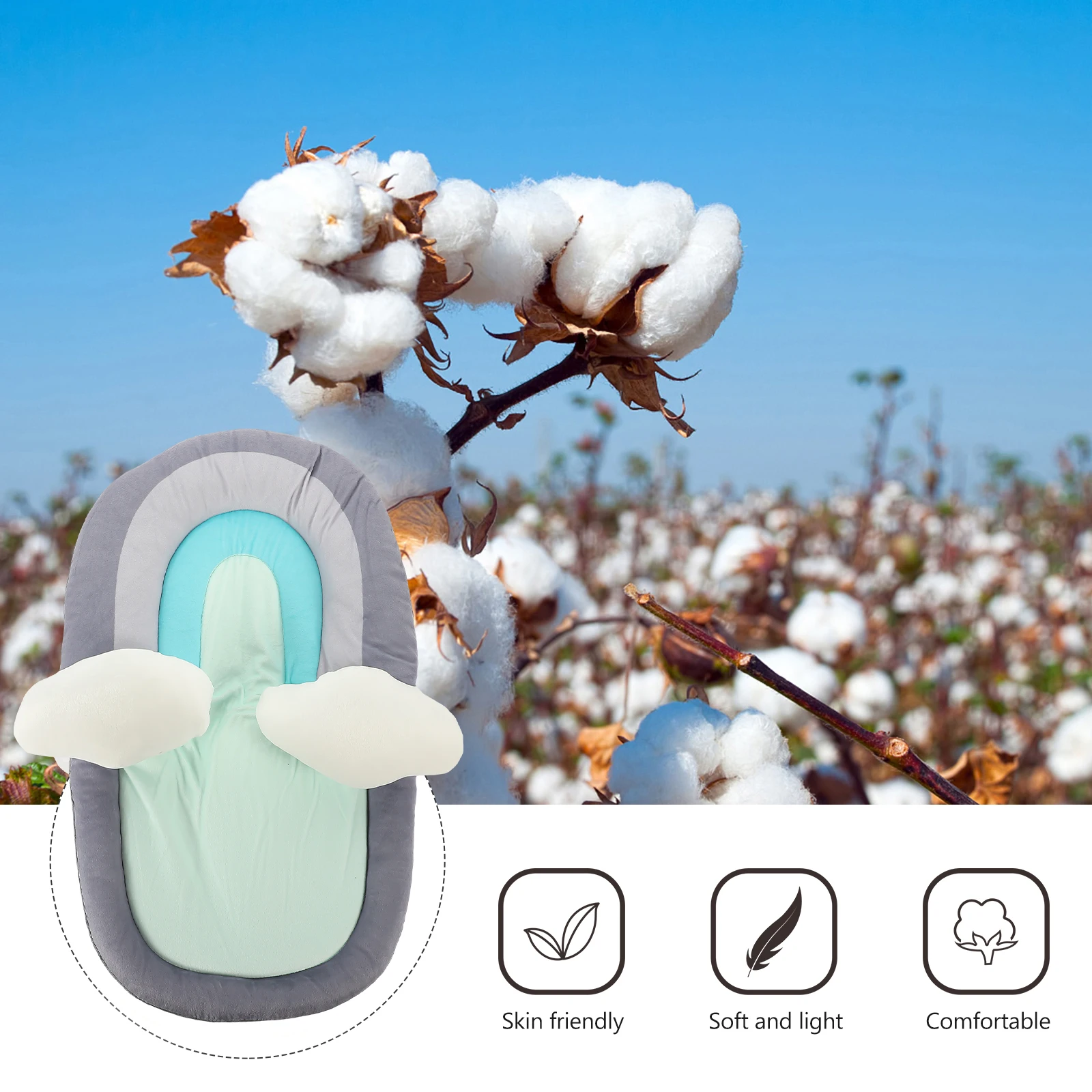 

Pad Shockproof Anti-Cold Infant Mat Baby Pad Seat Baby Stroller Cushion Cushion Infant Stroller Mat Pram Liner