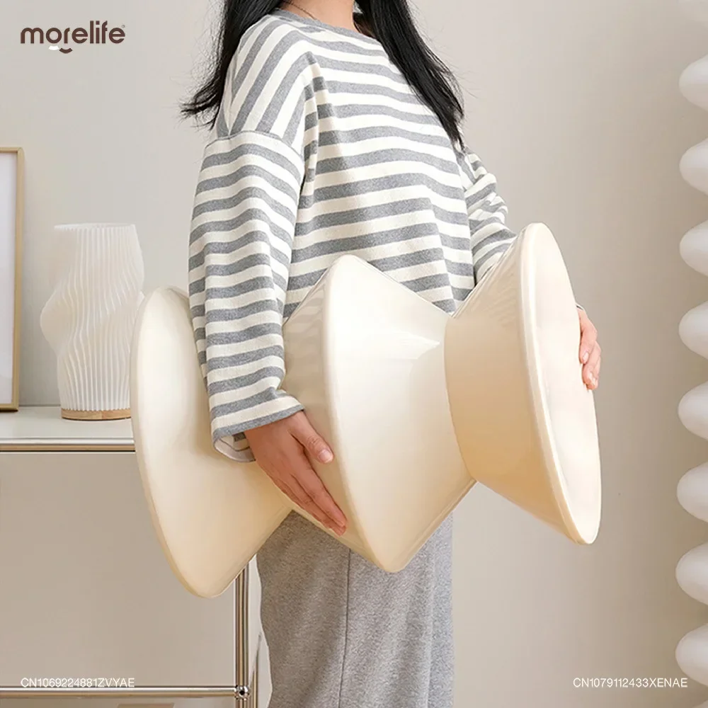 Nordic Style Shoe Changing Stool Home Art Small Bench Simple Plastic Low Stool Creative round Stool Designer Stool