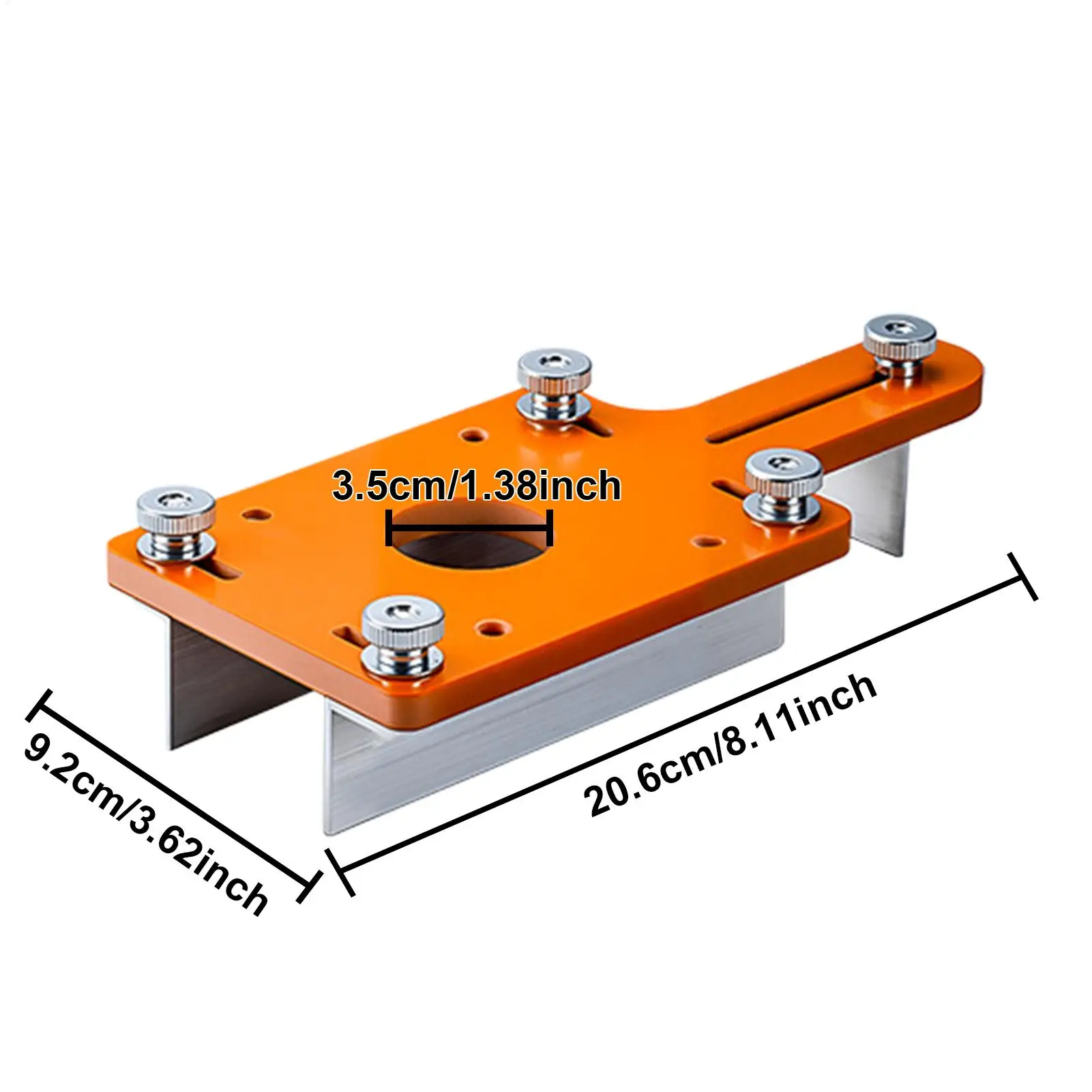 Plantillas de enrutador, plantillas de enrutador ergonómicas para carpintería, tablero ajustable, guía de herramientas de ranurado de arco para entusiastas de la joyería hecha a mano