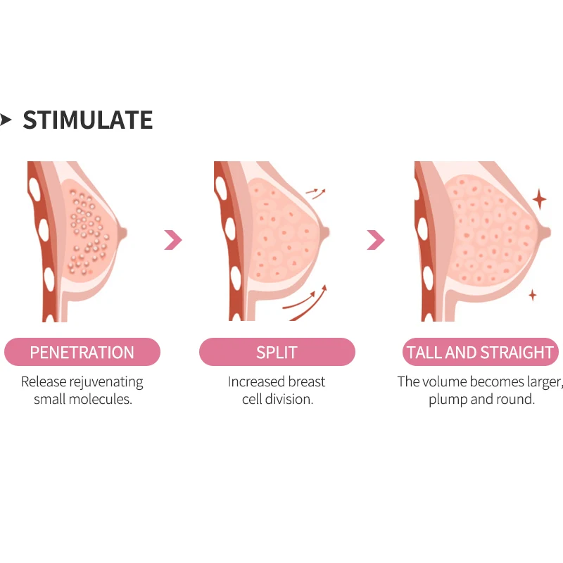 Óleo natural para aumentar os seios, para firmar e levantar, resultados rápidos, intensificador natural de soro para aumentar os seios para crescimento