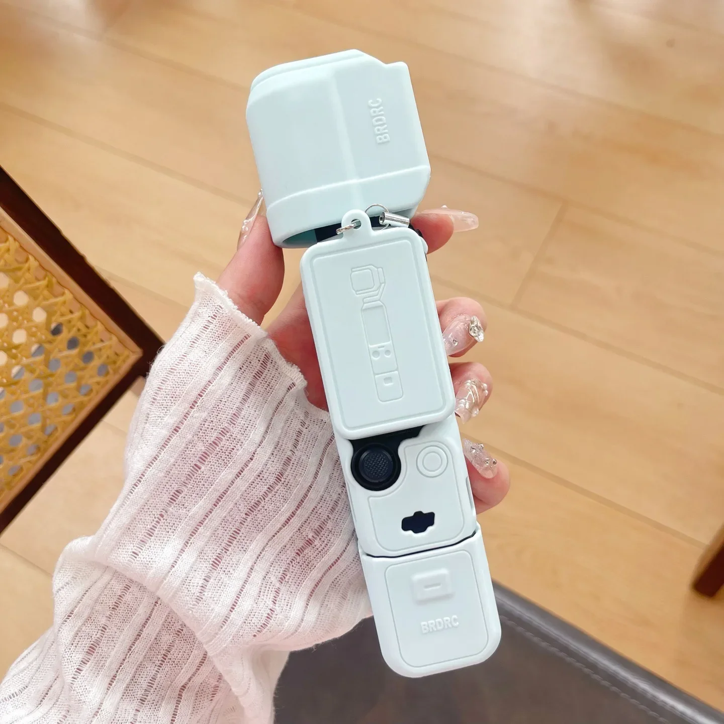 Macaron-farbige, kratzfeste Silikon-Schutzhülle für DJI OSMO Pocket 4 Pocket3 Sportkamera, Schutzabdeckung, Basiszubehör – Detail 7