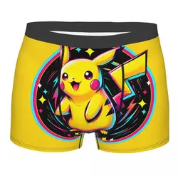 Japanese Cartoon Anime Pokemon Underpants Breathbale Panties Male Underwear Sexy Pikachu Shorts Boxer Briefs