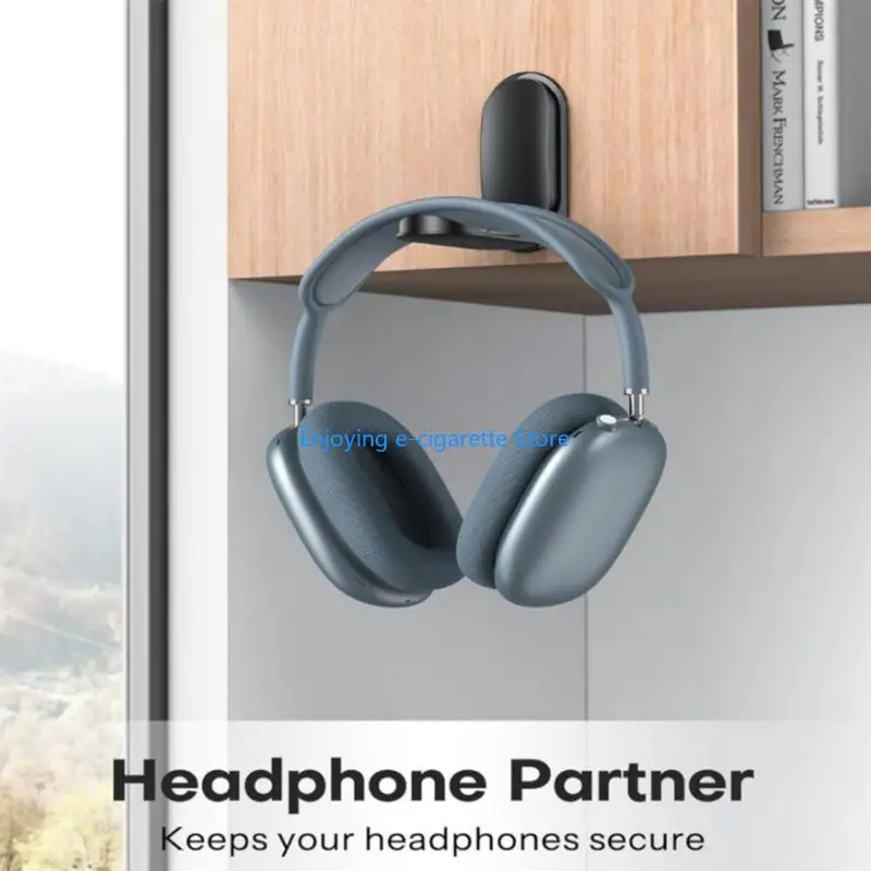 Universals selbstklebender Over-Ear-Kopfhörerhalter für Desktop-Aufbewahrung und aufgeräumte Arbeitsplätze Y4QF – Detail 10