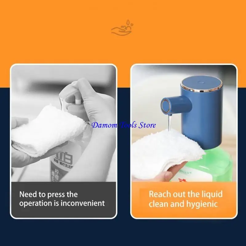 57BE Touchless Rechargeable Soap Dispenser Automatic Soap Dispenser Work with Shampoo