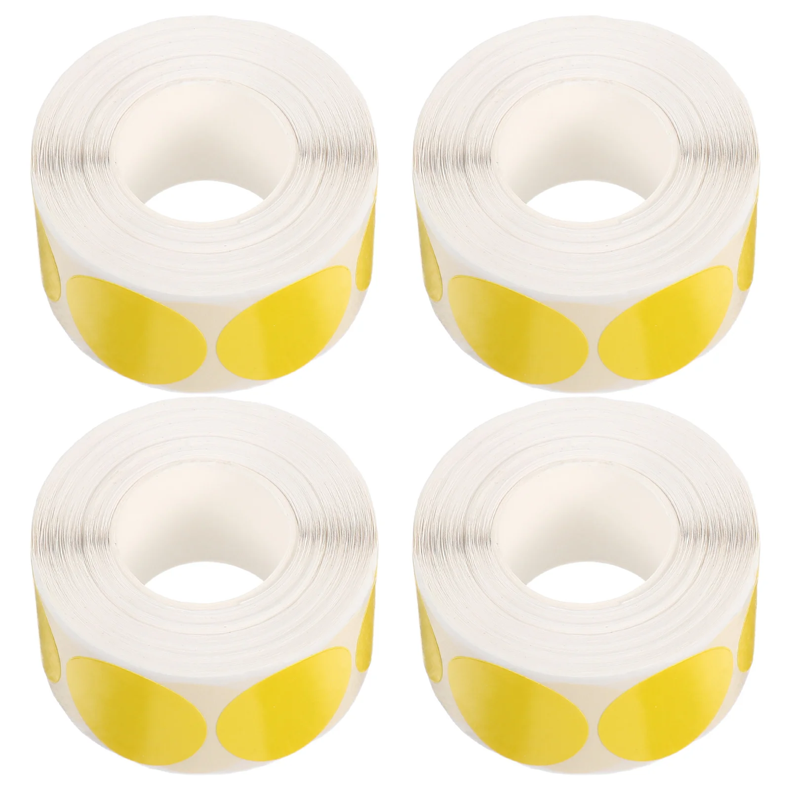 

1000Pcs Coding Labels Blank Round Stickers Yellow 1 Inch Writable Adhesive Dots Garage Sale Inventory Classroom Decor