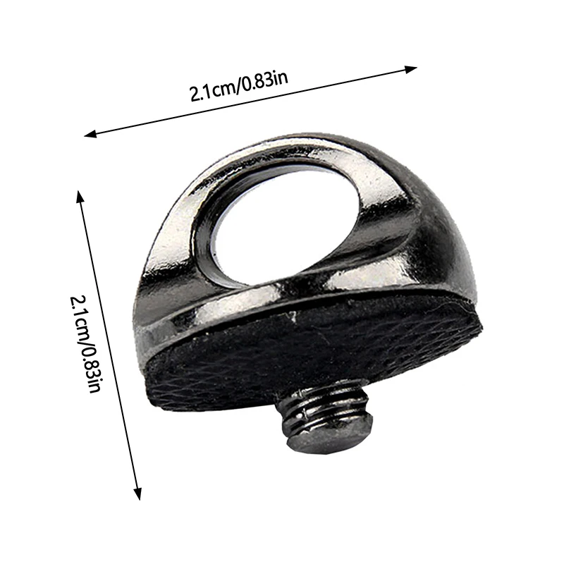 Metal Safety Ring Screw Connection Adapter for 1/4 Camera Shoulder Strap Quick Shooter