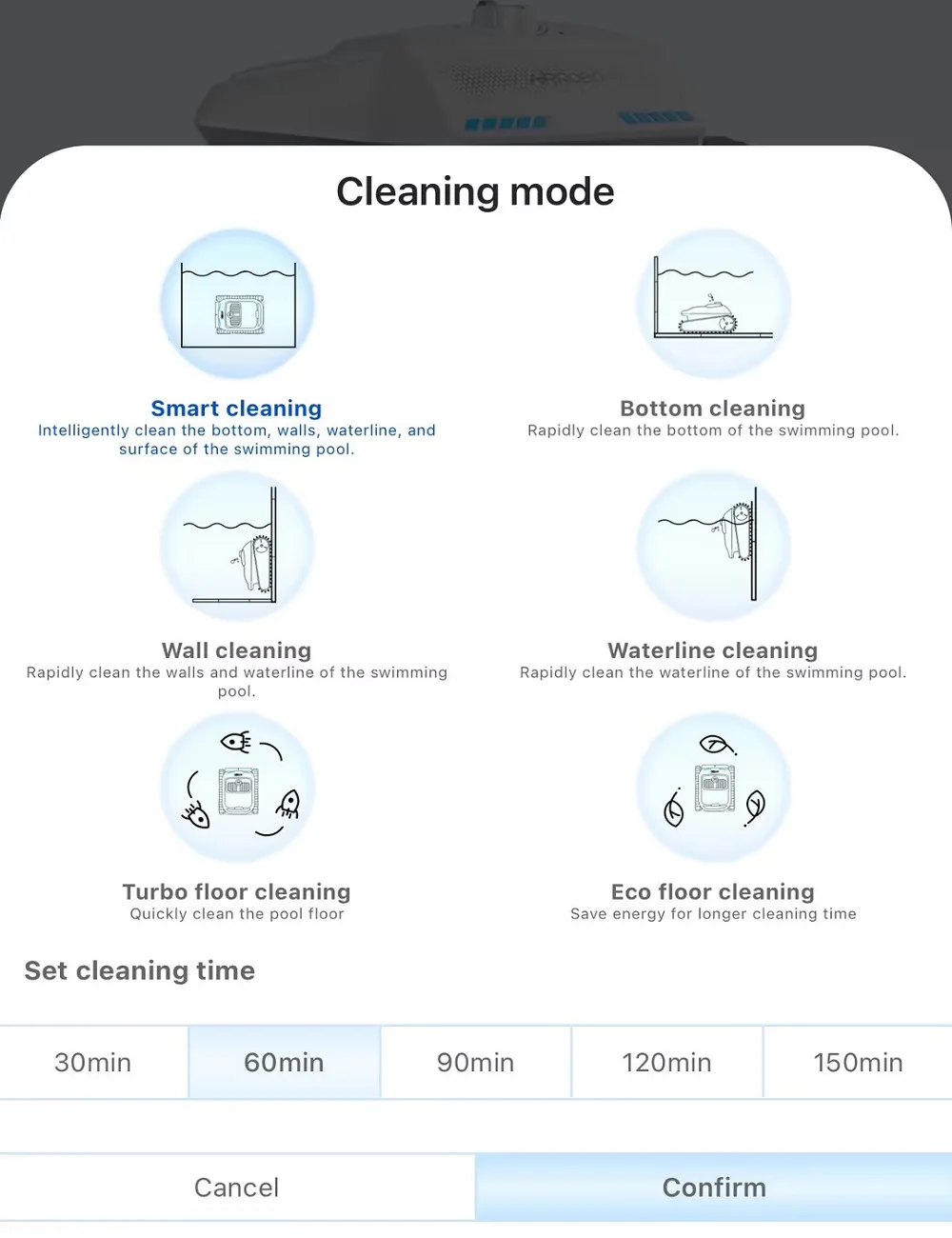 HOTAIRROBO APP Controle Robô Piscina Robótica Máquina Automática Ferramentas de Limpeza Sem Fio Skimmer Natação Vácuo Robô Piscina Limpador