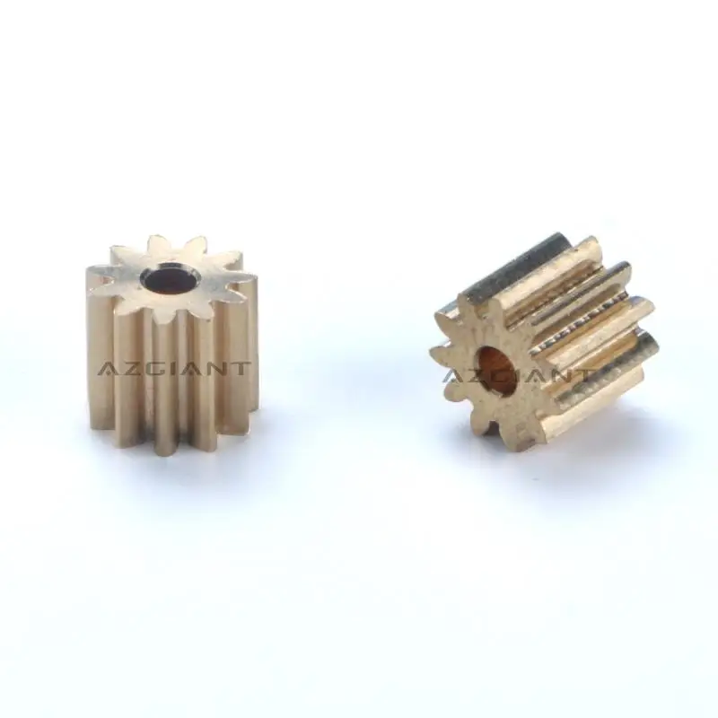 11T 5pcs copper gear for motor FC280 260 130 140 car DC motor hatchback pinion brass