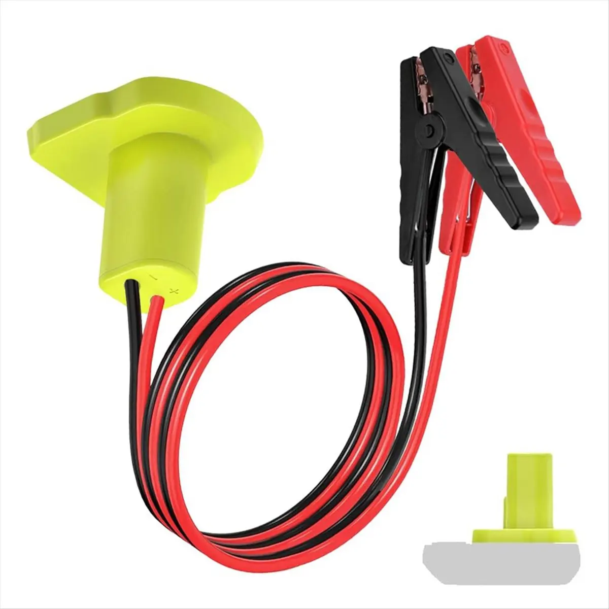 Budget-Friendly-Cables Adapter for 18V Battery,8AWG 2FT Portable Battery Jump Automotive Booster Cables Power for Car Jump