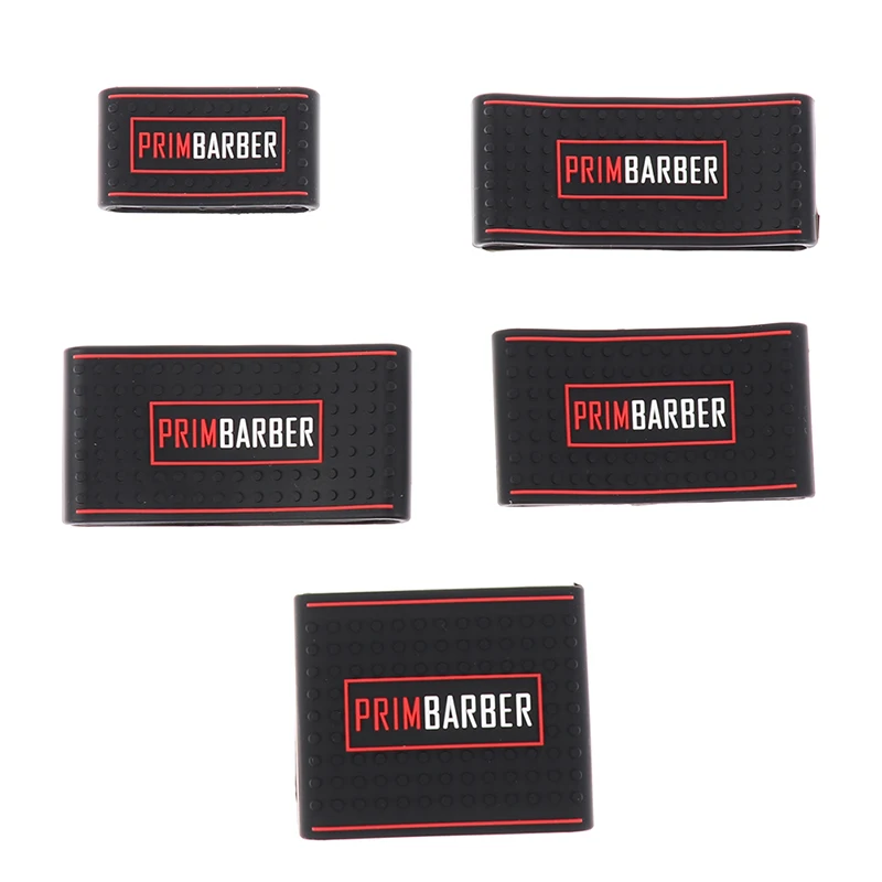 Trimmer Grip Barber 5 sztuk maszynka do strzyżenia włosów uchwyt gumowy konstrukcja antypoślizgowa fryzjer chwyty rowerowe fryzjerstwo pierścienie dekoracyjne — zdjęcie 6