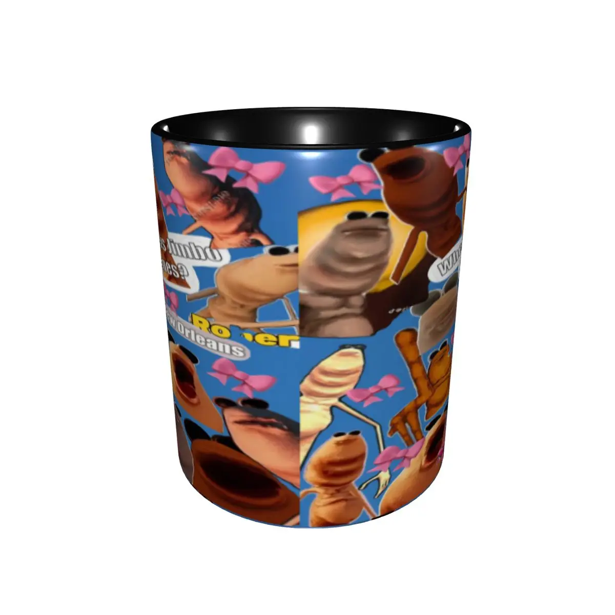 Marcus The Worm Robert Help Coffee Mugs Fun Tea Cups Gifts For Woman Man