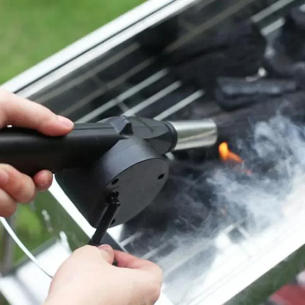 Manual Blower BBQ Utensils Grill Fire Tools Portable Cooking Air Blower For Charcoal Grill Fireplace Outdoor Barbecue Picnic