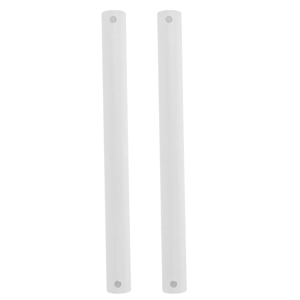 2Pcs Ceiling Fan Downrod Extension Rod Adjustable Metal Extension Pole for Indoor Home Office Ceiling Light Fixtures
