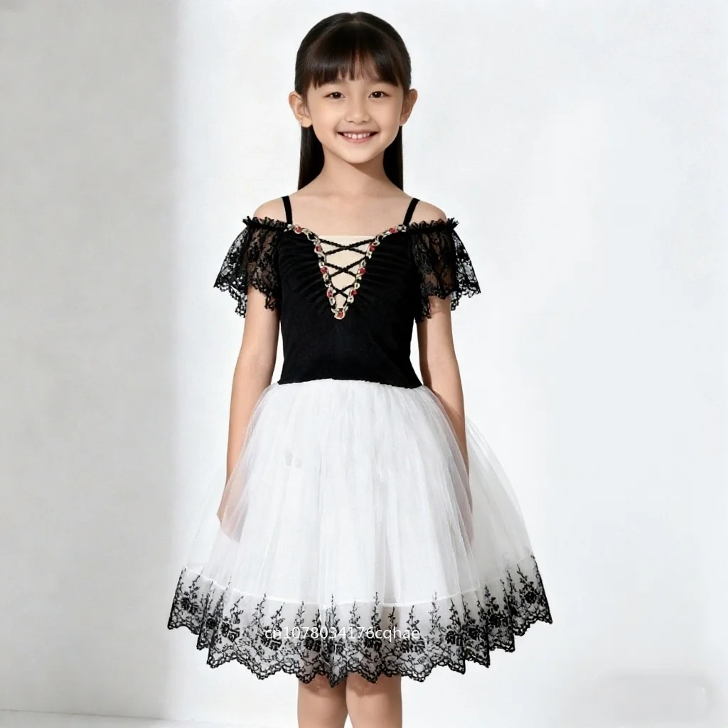 carmen-variant-tutu-children-costume-black-ballet-tutus-long-dress-girls-performance-dance-ballerina-children's-clothing