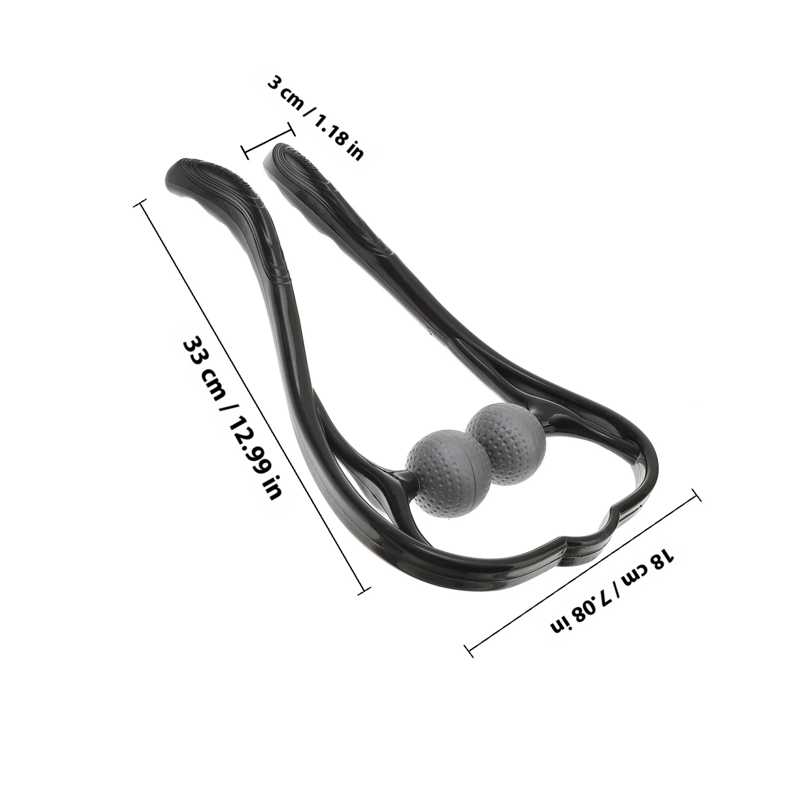 جهاز تدليك مريح للرقبة يعمل يدويًا، تصميم مريح يدعم حل التدليك الصحي لتخفيف الآلام #3