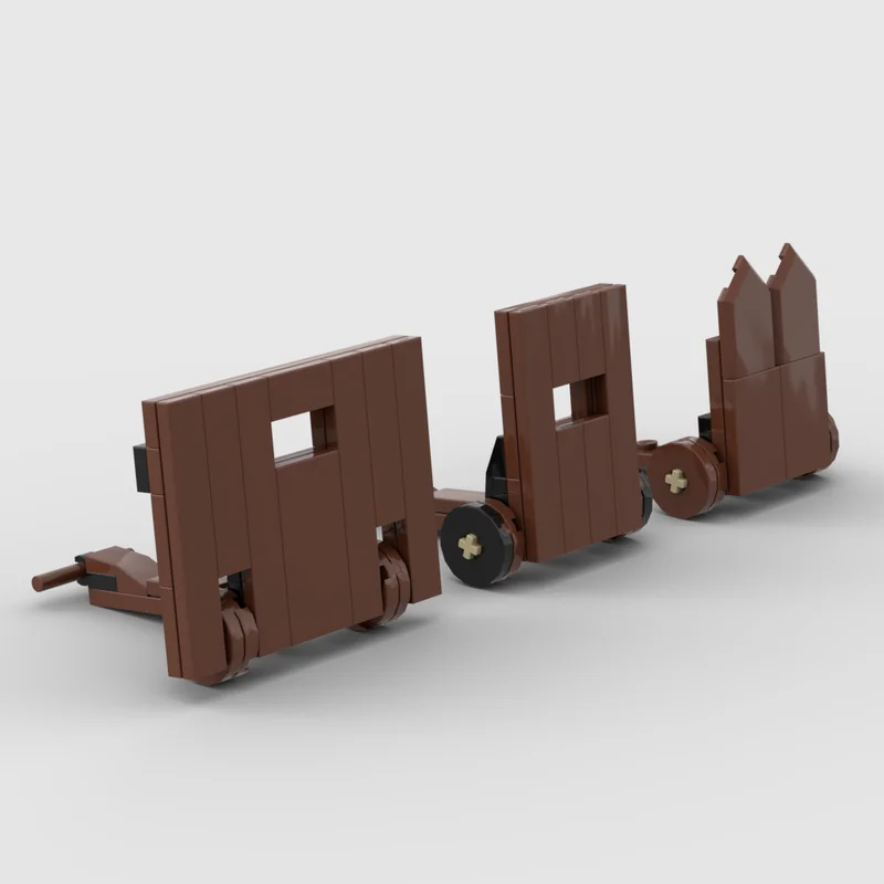 MOC Building Block Model Medieval Crossbows and Siege Weapons Collection: Creative Educational Children's Building Block Toy Gif