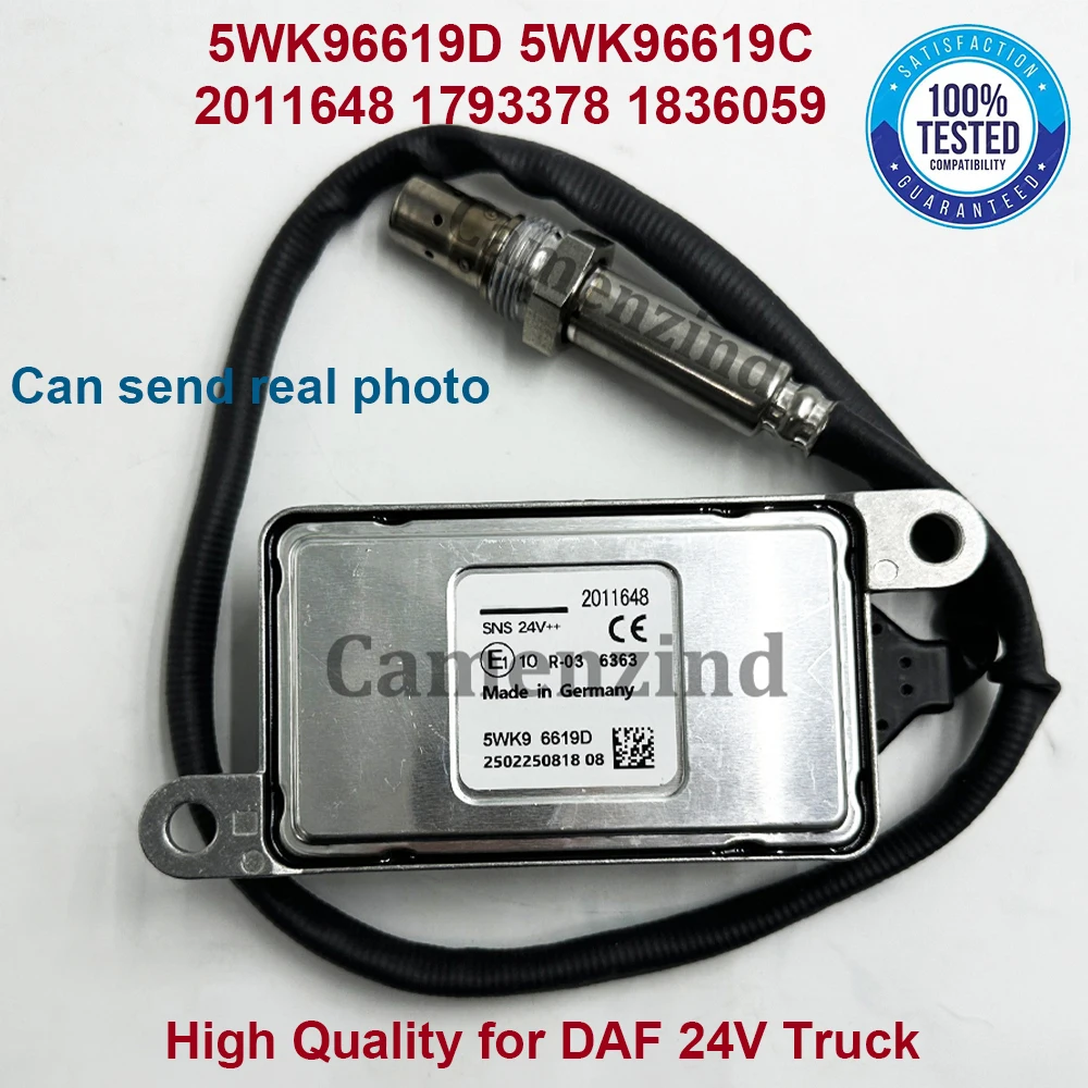

5WK96619D 5WK96619C 2011648 1793378 1836059 High Quality Chip Nitrogen Oxygen NOX Sensor For D-AF XF 105 Truck Tractor 24V