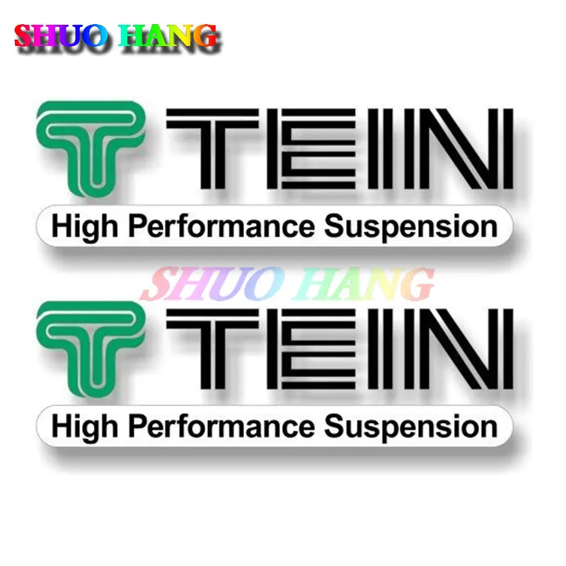 2X TEIN High-performance Suspension Racing Vinyl Graphics Car Stickers Car Styling Motorcycle Helmet Laptop Camping Decals