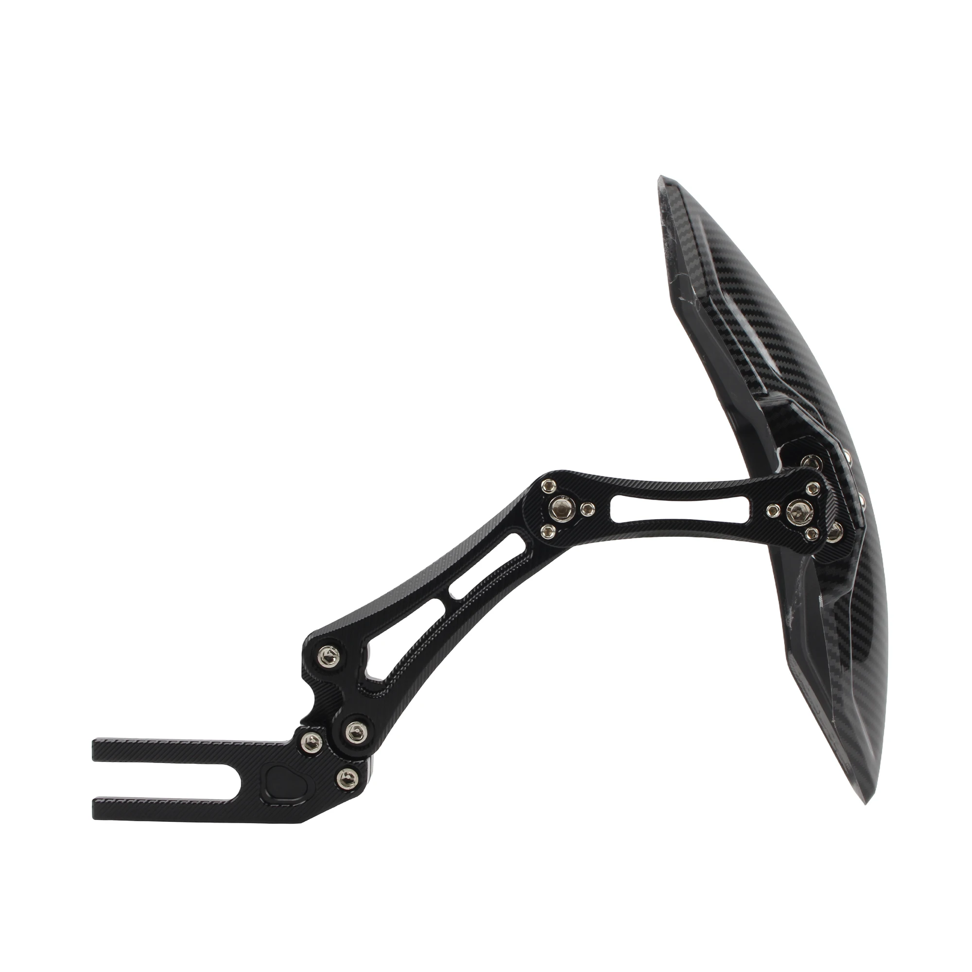 Motorcycle Adjustable Imitation carbon fiber aluminium alloy Rear Wheel Fender Mudguard Universal Extender Scooters Accessories